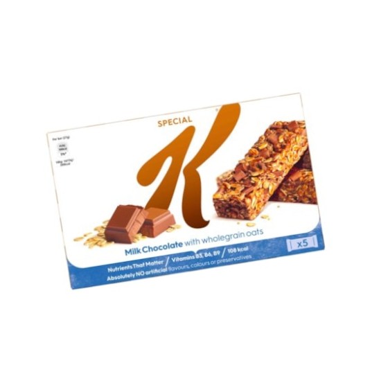 Kelloggs Special K Milk Chocolate Wholegrain Bars 5pk
