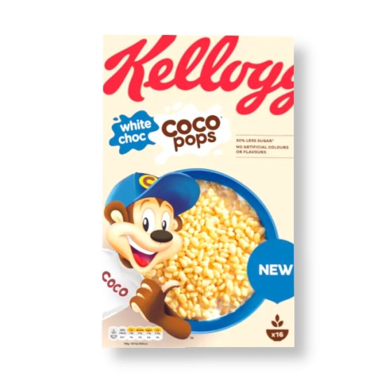 Kelloggs White Choc Coco Pops cereal 480g