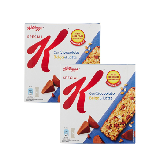 Special K With Belgain Milk Chocolate 6x20g - 2 For £1