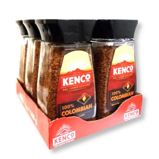 Kenco Colombian Instant Coffee 100g x 6 - CASE PRICE