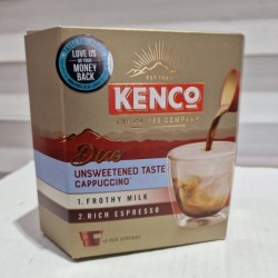 Kenco Duo Unsweetened Taste Cappuccino 6pk