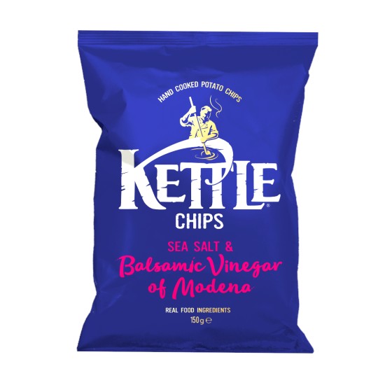 Kettle Sea Salt & Balsamic Vinegar Crisps 130g