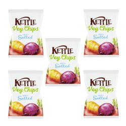 Kettle Veg Chips Lightly Salted 40g - 5 For £1