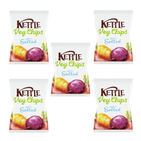 Kettle Veg Chips Lightly Salted 40g - 5 For £1