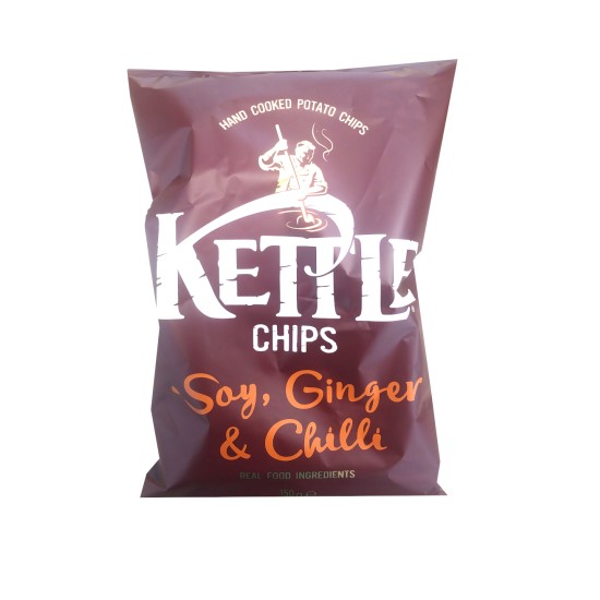Kettle Chips Soy Ginger & Chilli 150g Bag