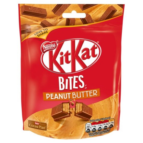 Kit Kat Bites Peanut Butter Bag 104g