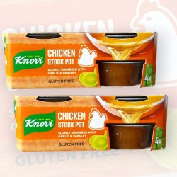 Knorr Chicken Stock Pot with Garlic & Parsley 4pk 112g - 2 For £1.50