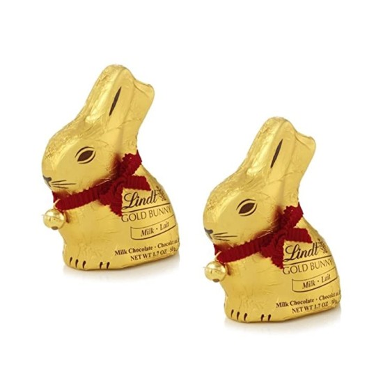 Lindt Gold Bunny Milk Chocolate 50g - 2 For £1