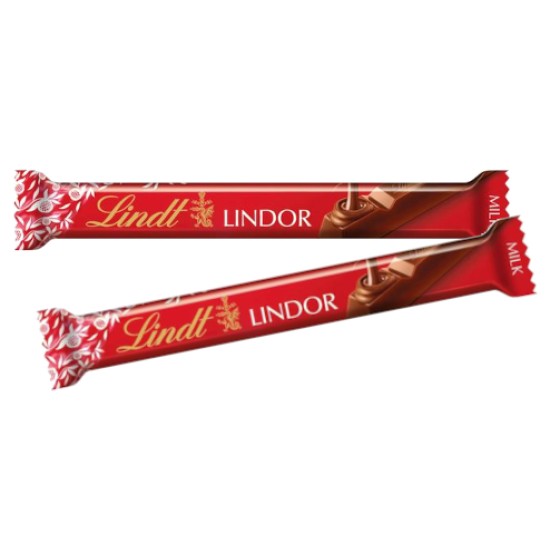 Lindt Lindor Chocolate Bar 38g - 2 For £1