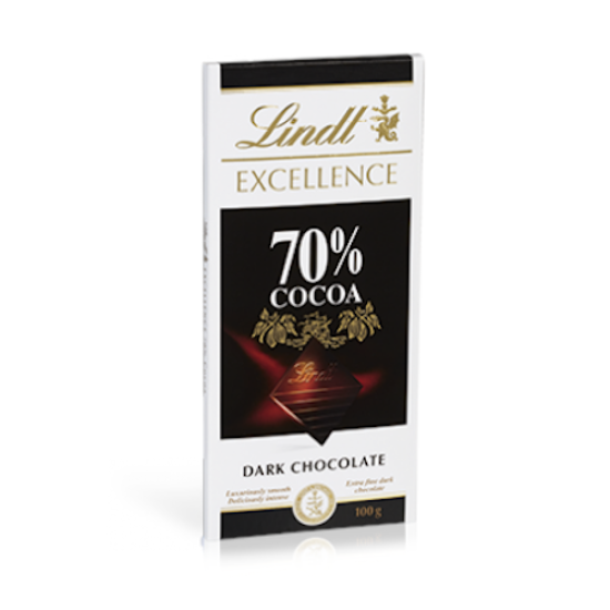 Lindt Excellence 70% Dark Chocolate