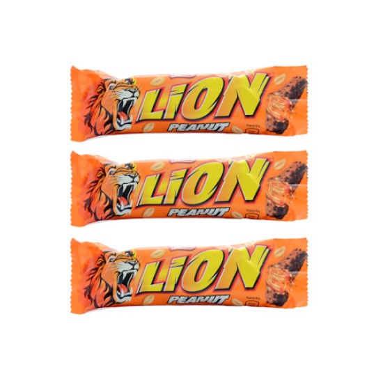 Nestle Lion Peanut Bar 41g - 3 for £1
