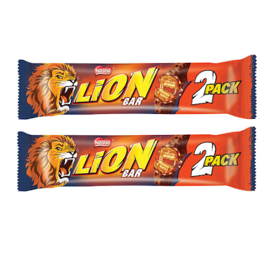 Nestle Lion Bar Duo 2x30g - 2 For £1
