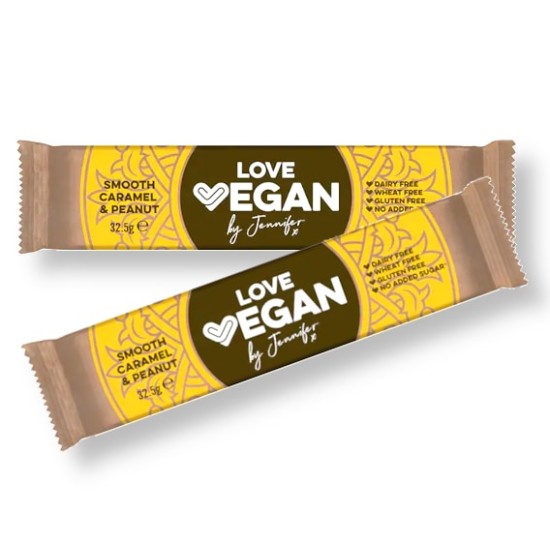 Love Vegan Smooth Caramel & Peanut Bar 32.5g - 2 For £1