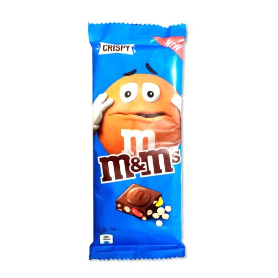 M&Ms Chocolate Crispy Bar with M&Ms Minis 165g