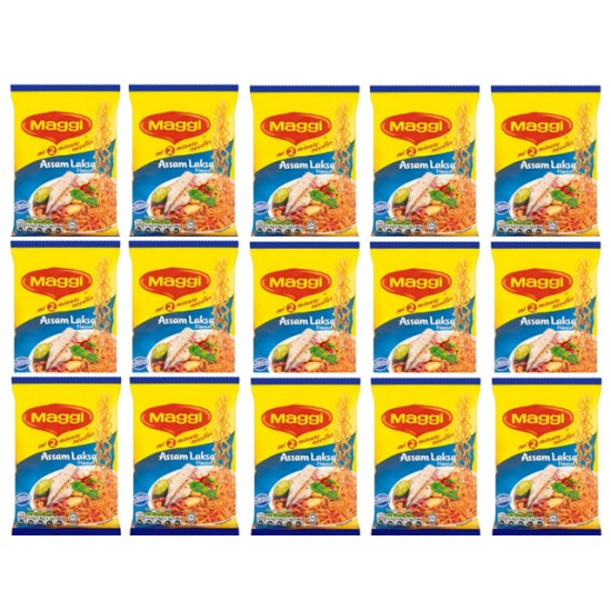  Maggi Assam Laksa Instant Noodles (5pack) 5x78g 3 For £1