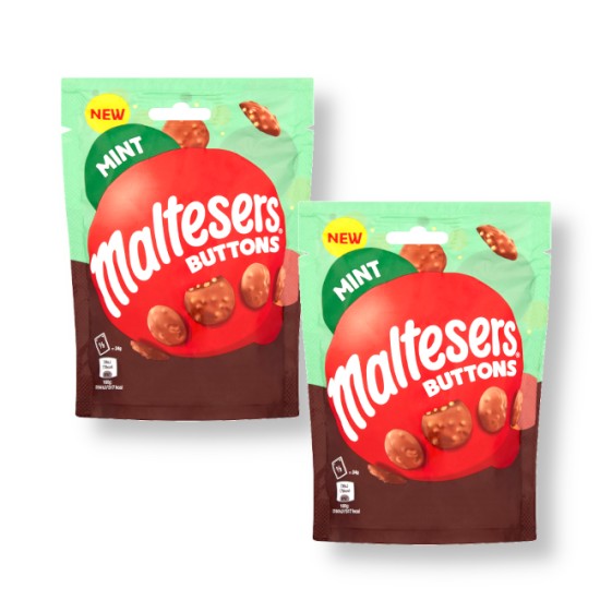 Maltesers Mint Buttons Share Bag 102g - 2 For £1