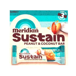 Meridian Sustain Peanut & Coconut Bar 3x40g Pack