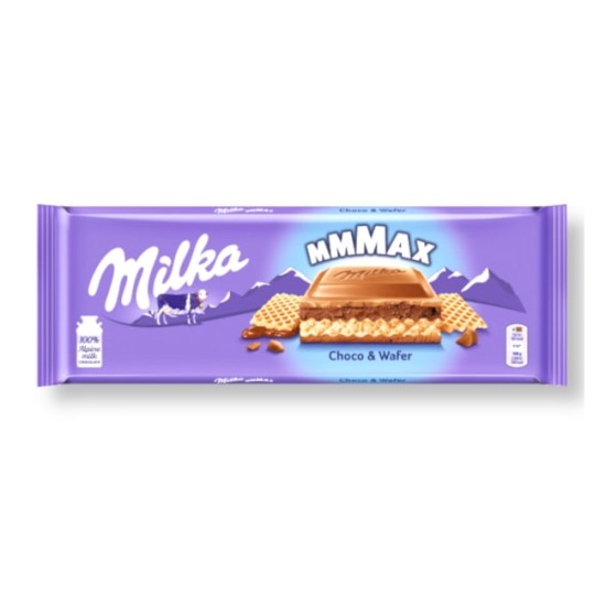 Milka Mmmax Choco & Wafer 300g Bar