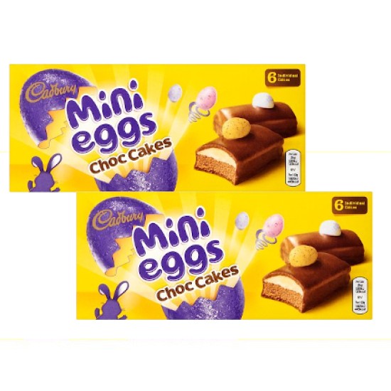 Cadburys Mini Eggs Chocolate Cakes 6 - 2 For £1.50