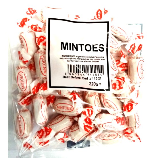 Mintoes Mints 220g (Share Bag)