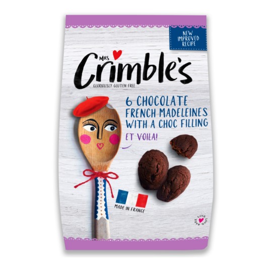 Mrs Crimbles Gluten Free Chocolate Filled Madeleines Multibag 6pack