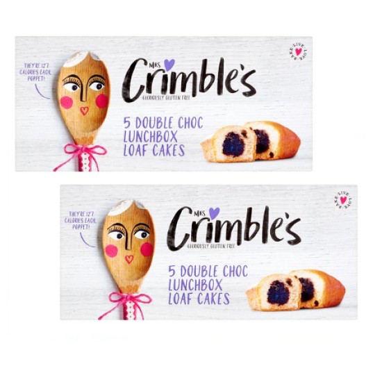 Mrs Crimbles 5 Gluten Free Chocolate Loaf Cakes 2 For £1