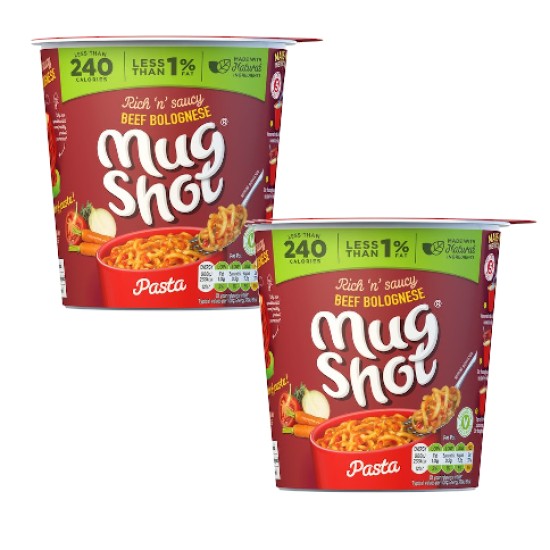 Mug Shots Beef Bolognese Pots 68g - 2 For £1