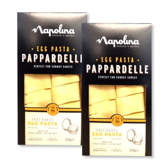 Napolina Free Range Egg Pasta Pappardelle 250g - 2 For £1