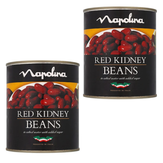 Napolina Red Kidney Beans 800g - 2 For £1