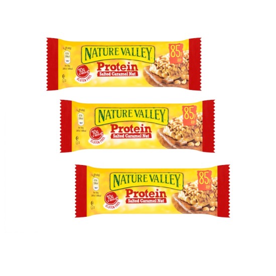 Nature Valley Protein Salted Caramel Nut Bar 40g - 3 For £1