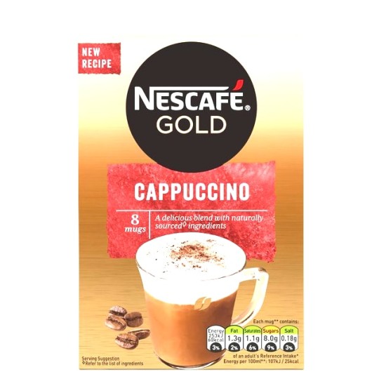 Nescafe gold Cappuccino 8pk  112g