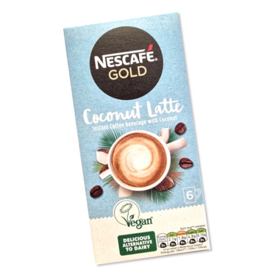 Nescafe Gold Coconut Latte Coffee 6 Sachets 90g