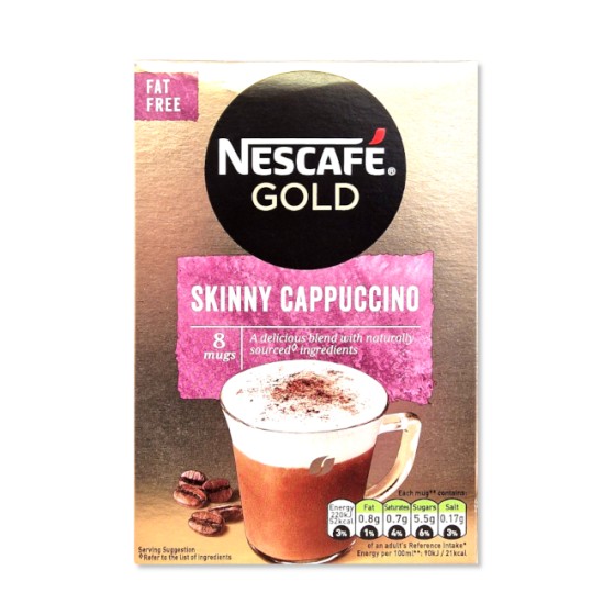 Nescafe Gold Skinny Cappuccino 8 Sachets 116g