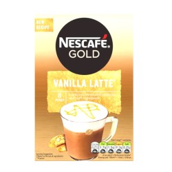 Nescafe Gold Vanilla Latte 8pk  148g