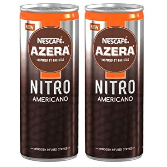 Nescafe Azera Nitro Americano 192ml 2 for £1