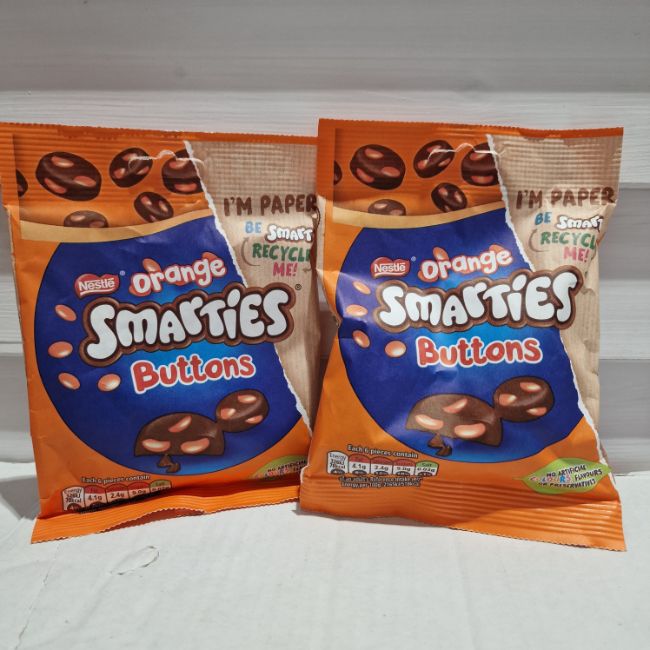 Nestle Orange Smarties Bites 85g 2 For £1