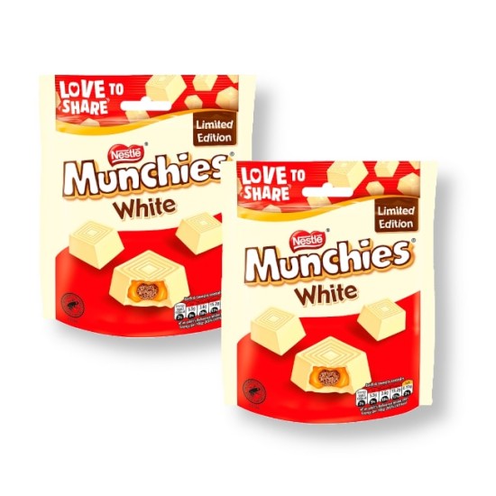 Nestle Munchies White 94g - 2 For £1.50
