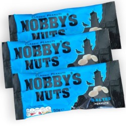 Nobbys Nuts Salted Peanuts 50g - 3 For £1