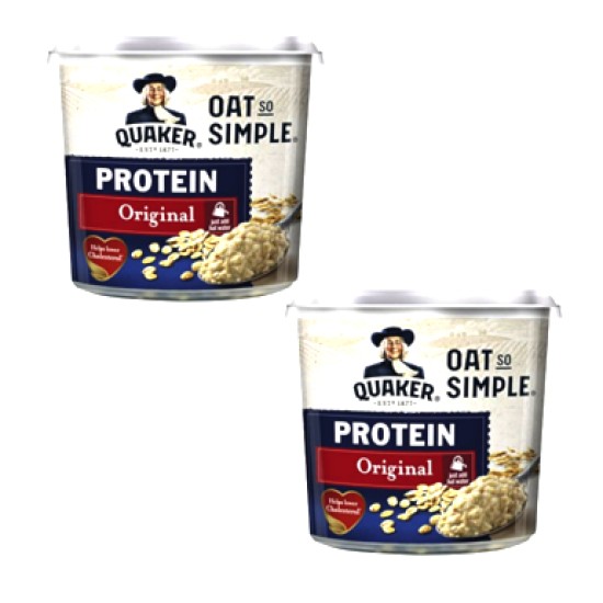 Quaker Protein Porridge Pots 49g - 2 For £1