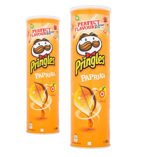 Paprika Pringle 200g - 2 For £1