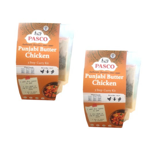 Pasco Punjabi Butter Chicken 3 Step Curry Kit 255g - 2 For £1