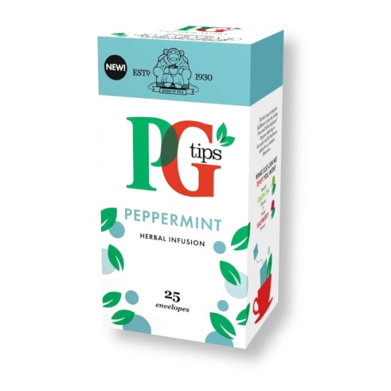 PG Tips Peppermint Herbal Infusion Tea 25s