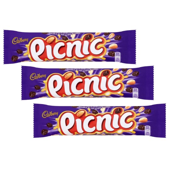 Cadbury Picnic Bar 48.4g - 3 For £1