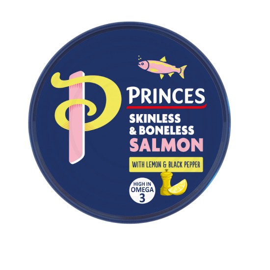 Princes Skinless & Boneless Salmon with Lemon & Black Pepper
