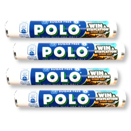 Polo Sugar Free Mints 33.4g - 4 For £1