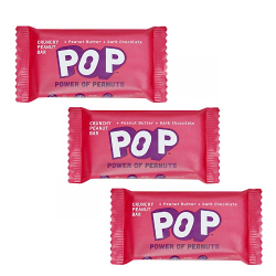 Pop Power Of the Peanut Bar With Dark Chocolate 40g - 3 For £1