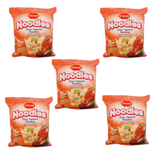 Pran Easy Instant Noodles Chicken Curry Flavour 5pk