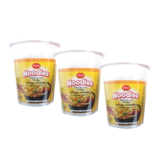 Pran Special Chicken Flavour Easy Noodle Pots 60g - 3 For £1.20