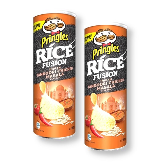 Pringles Rice Fusion Tandoori Chicken Masala Flavour 160g - 2 for £1.50