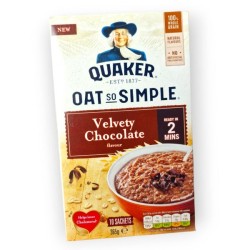 Quaker Oat So Simple Velvety Chocolate Flavour Porridge 10pk 365g